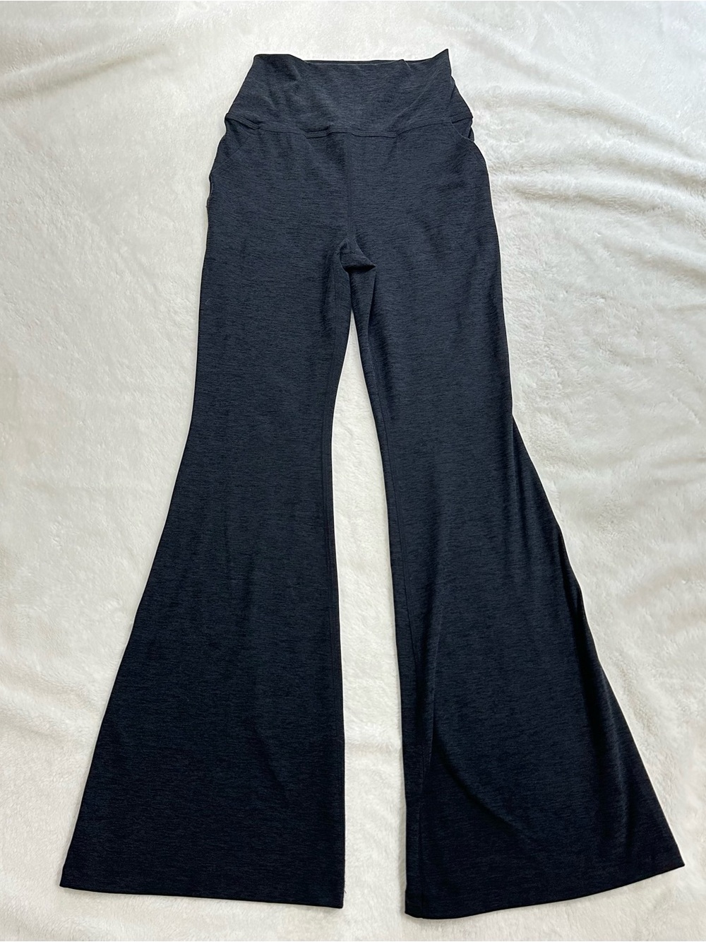 Beyond Yoga Spacedye All Day Flare High Waisted Leggings Blue Medium
